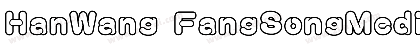 HanWang FangSongMedi字体转换